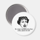 Meine Wut-Management-Klasse macht mich wirklich au Magnet (Vorderseite/Rückseite)