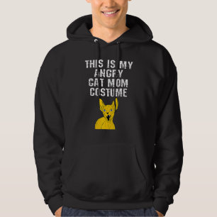 Meine wütende Katze Mama Kostüm Sphynx Retro 80er Hoodie