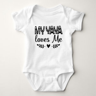 Meine Yaya-Lieben Baby Strampler