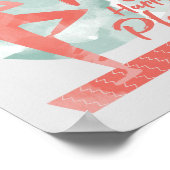 Meine Yoga Mat ist mein glücklicher Ort Poster (Ecke)