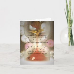 Meine Zeit läuft schon spät Feiertagskarte