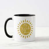 Meine Zeit zu sinken - Sun Print Tasse (Links)