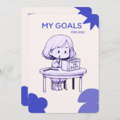 MEINE ZIELE FÜR 2024 KINDERKARTEN (Vorne/Hinten)