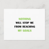 Meine Ziele Postkarte (Vorderseite)