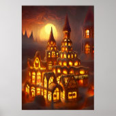 Meine Zuhause Gingerbread in Hell | AI Art Poster (Vorne)