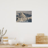 "Meine Zuhause ist meine Burg" Poster (Küche)