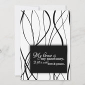 Meine Zuhause ist meine Heiligtümer-Zuhause, die I Einladung (Vorderseite)