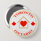 Meine Zuhause Town Button (Vorne & Hinten)