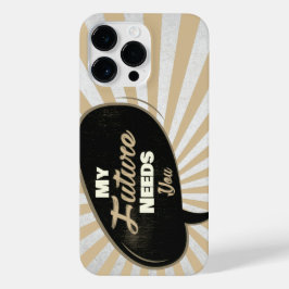 Meine Zukunft braucht Sie - Light Vintag Edition iPhone 14 Pro Max Hülle