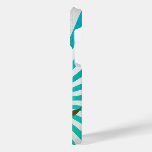 Meine Zukunft braucht Sie - Retro Blue Edition iPhone Hülle (Linke Seite)