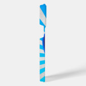 Meine Zukunft braucht Sie - Retro Bright Blue Edit iPhone Hülle (Rechte Seite)