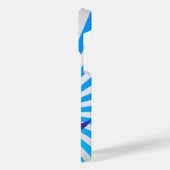 Meine Zukunft braucht Sie - Retro Bright Blue Edit iPhone Hülle (Linke Seite)