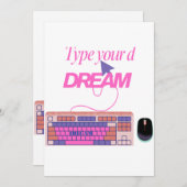 Meine Zukunft eingeben Einladung (Vorne/Hinten)