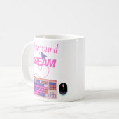 Meine Zukunft eingeben Kaffeetasse (Vorderseite Links)