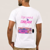 Meine Zukunft eingeben T-Shirt (Rückseite)
