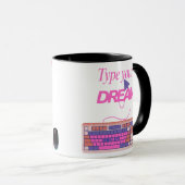 Meine Zukunft eingeben Tasse (VorderseiteRechts)