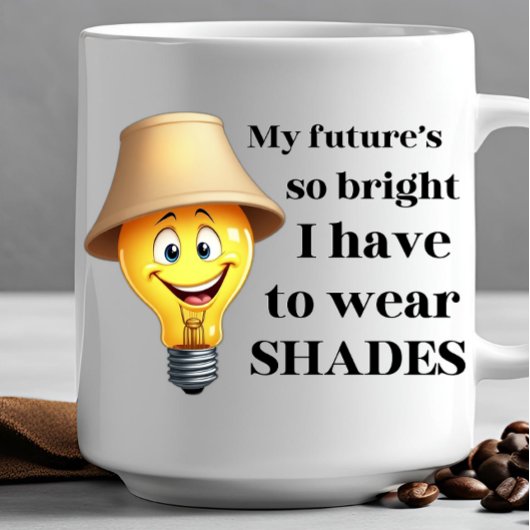 Meine Zukunft ist so hell, dass ich SHADES tragen  Kaffeetasse