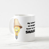 Meine Zukunft ist so hell, dass ich SHADES tragen  Kaffeetasse (Vorderseite Links)