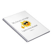 Meine Zukunft ist so hell, ich muss Schattierungen Notizblock (Rechte Seite)