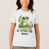 Meine Zukunft ist so hell Tri-Blend Shirt (Vorderseite)