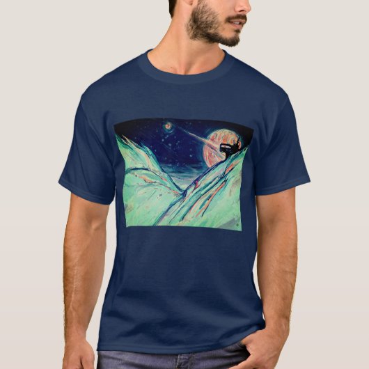 Meine zukünftige Zuhause im Space T - Shirt (Vorderseite)