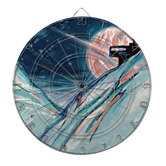 Meine zukünftige Zuhause im Weltraum Dartscheibe (vorne)