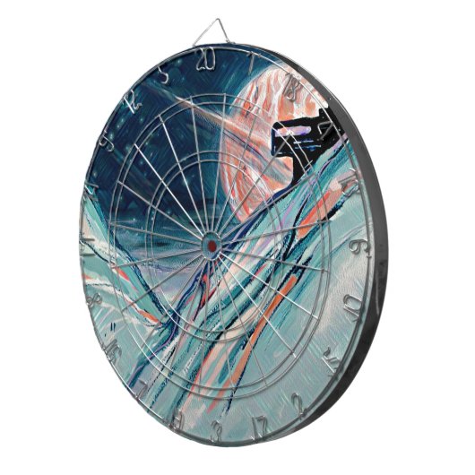 Meine zukünftige Zuhause im Weltraum Dartscheibe (Vorderseite rechts)