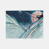 Meine zukünftige Zuhause im Weltraum Fleecedecke (Vorderseite (Horizontal))