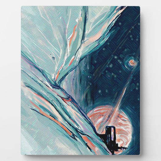 Meine zukünftige Zuhause im Weltraum Fotoplatte (Vorderseite)