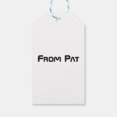 Meine zukünftige Zuhause im Weltraum Geschenkanhänger (Rückseite)