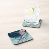 Meine zukünftige Zuhause im Weltraum Getränkeuntersetzer (Rechte Seite)