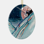 Meine zukünftige Zuhause im Weltraum Keramik Ornament (Rechts)