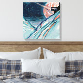 Meine zukünftige Zuhause im Weltraum Leinwanddruck (Insitu (Schlafzimmer))