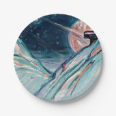 Meine zukünftige Zuhause im Weltraum Pappteller (Vorderseite)