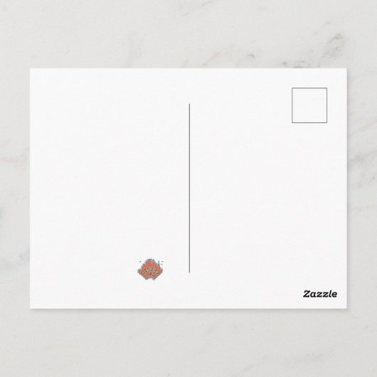 Meine zukünftige Zuhause im Weltraum Postkarte (Rückseite)