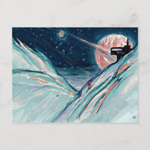 Meine zukünftige Zuhause im Weltraum Postkarte