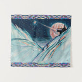 Meine zukünftige Zuhause im Weltraum Wandteppich (Vorderseite (Horizontal))