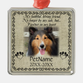 Meine zuverlässiger ornament aus metall