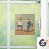 Meine zwei Cent Fensteraufkleber (Zuhause)