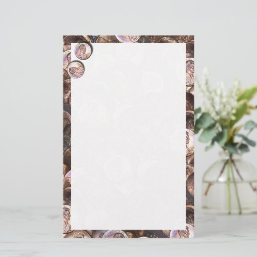 Meine zwei Cents wert Briefpapier (Stehend Vorderseite)