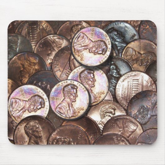 Meine zwei Cents wert Mousepad (Vorne)