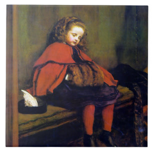Meine zweite Predigt, John Everett Millais Fliese