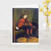 Meine zweite Predigt, John Everett Millais Karte (Gelbe Blume)