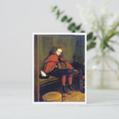Meine zweite Predigt, John Everett Millais Postkarte (Stehend Vorderseite)