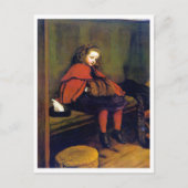 Meine zweite Predigt, John Everett Millais Postkarte (Vorderseite)