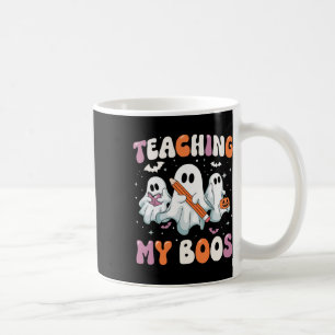 Meinen Boos-Lehrer Süßen Geist-Lehrer Halloween un Kaffeetasse