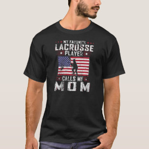 Meinen Lieblings-Lacrosse-Player nennt Mo Mama T-Shirt