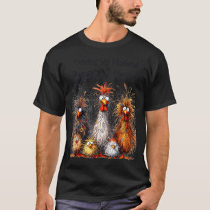Meinen Mann mit einem Huhn verrückt machen lustige T-Shirt