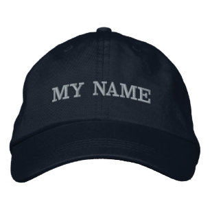 MEINEN NAMEN ANPASSEN BESTICKTE BASEBALLKAPPE