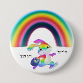 Meinen Tag Regenbogen genießen Button (Vorderseite)